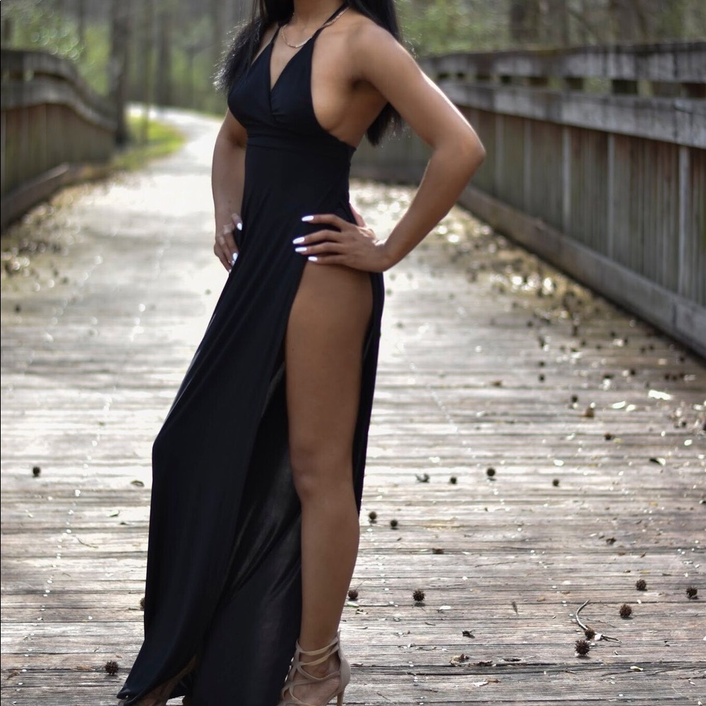 ASOS black dress